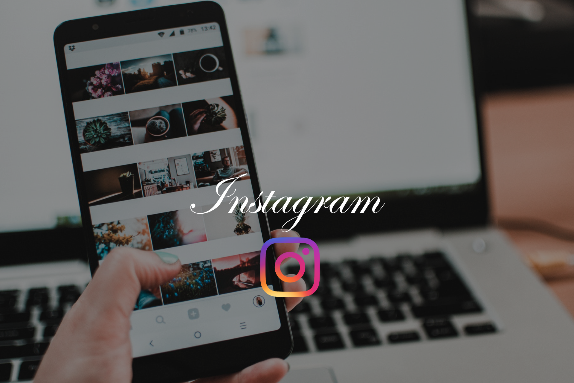 Instagramアプリからそのまま写真を撮影して投稿する方法